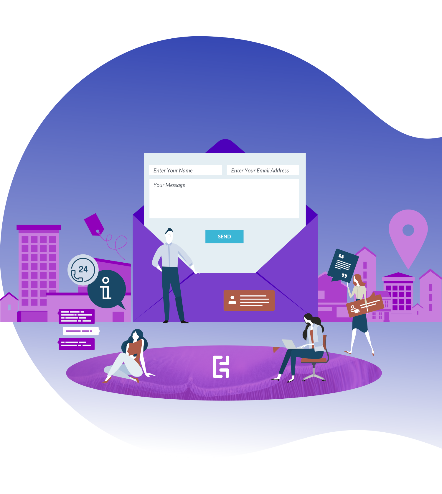 Get in touch illustration